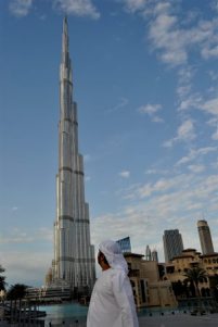 Burj Khalifa, 828m (highest building in the world 2011)